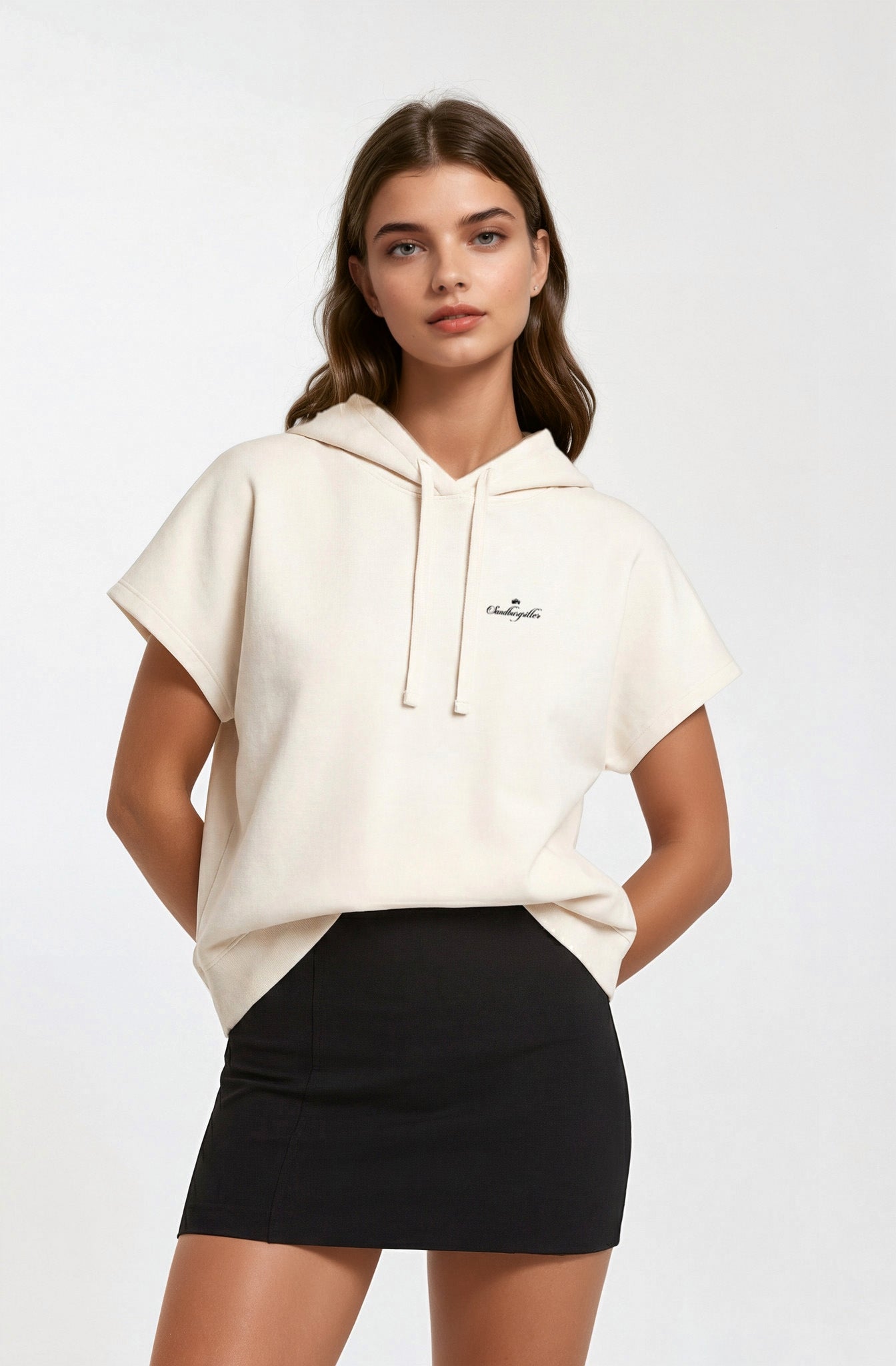 SANDBURGRITTER SHOP DAMEN KURZARM HOODIE - SIGNATURES KOLLEKTION