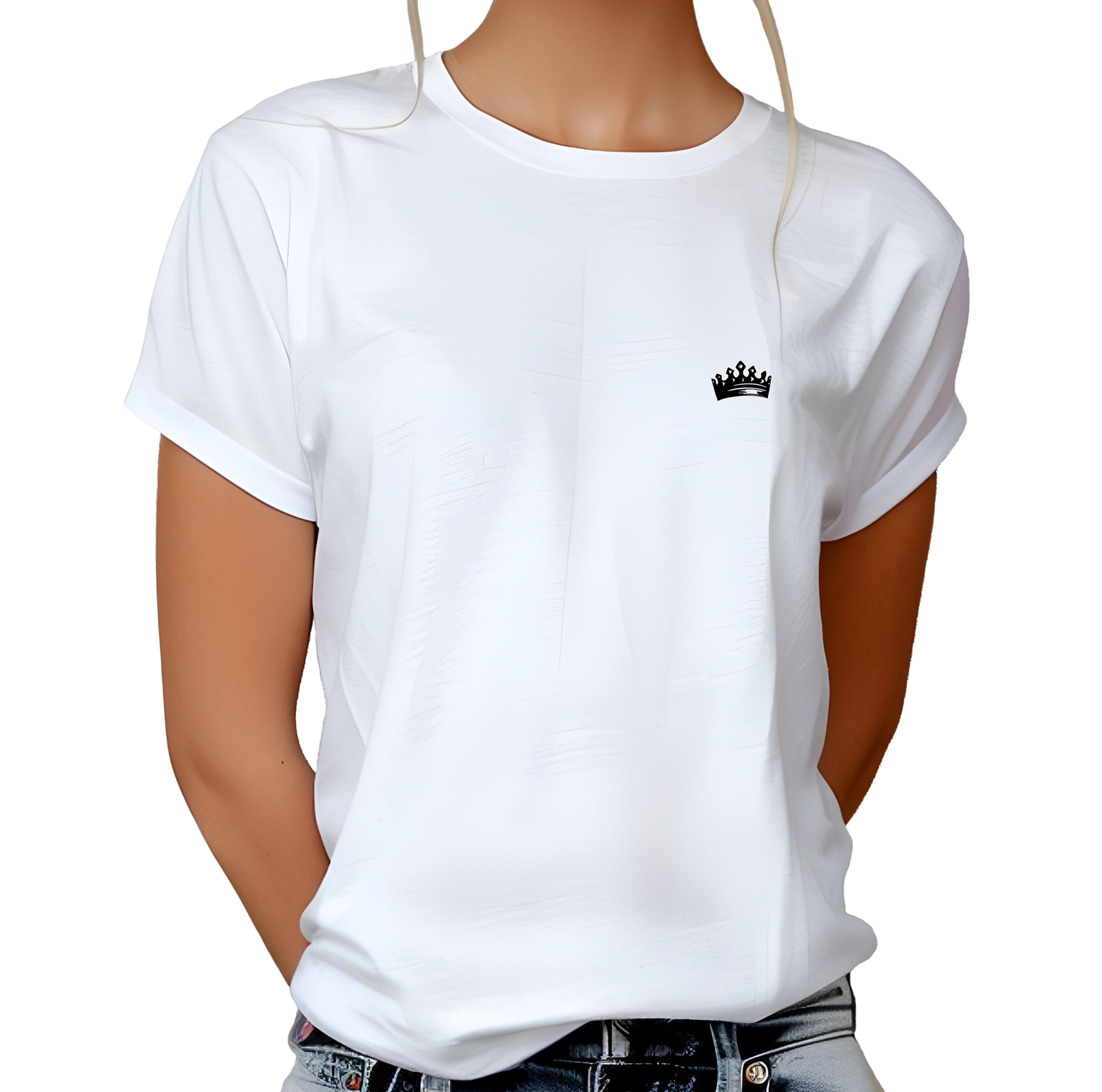 SANDBURGRITTER® DAMEN T-SHIRT LOYALTY white • SANDBURGRITTER® SHOP • www.sandburgritter.shop
