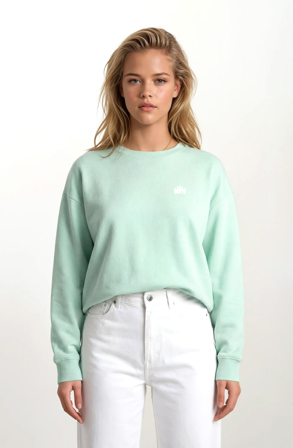 SANDBURGRITTER SHOP DAMEN SWEATSHIRT MAGIC MINT