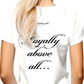 SANDBURGRITTER SHOP DAMEN T-SHIRT LOYALTY white backview