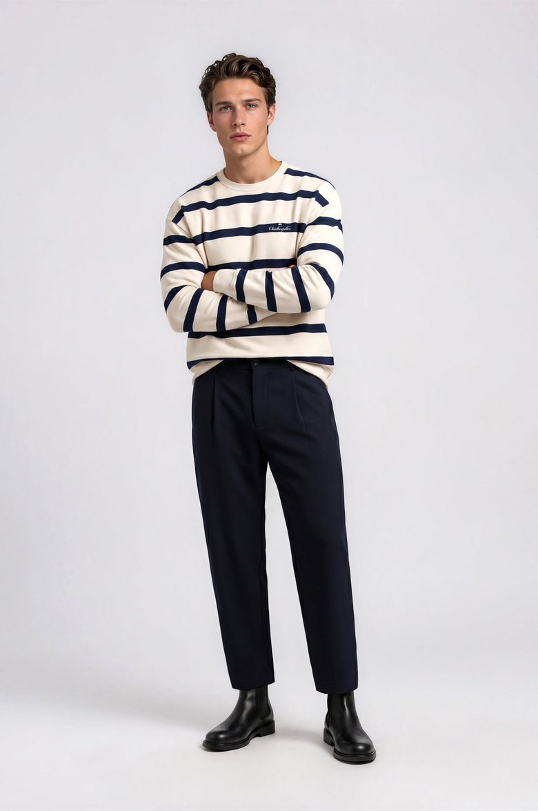 SANDBURGRITTER SHOP HERREN SWEATSHIRT MARITIME detail