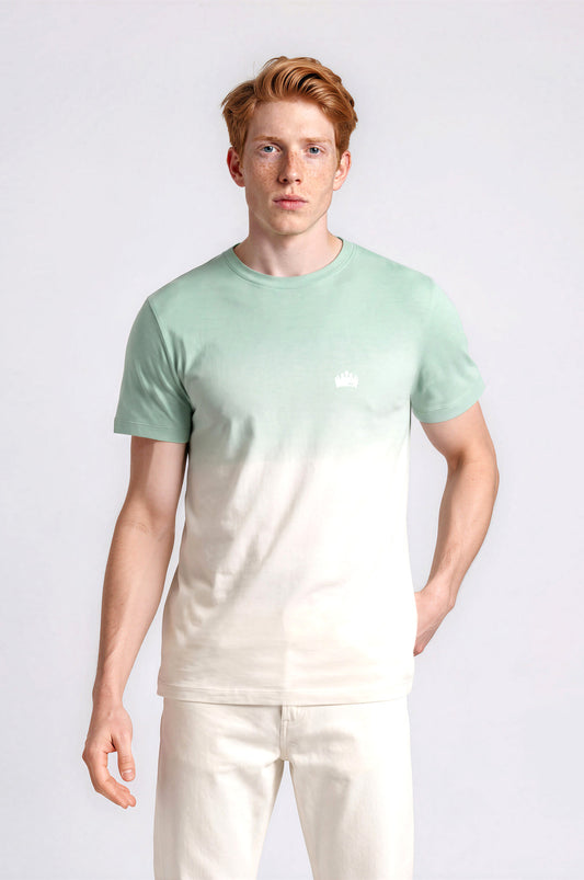 SANDBURGRITTER SHOP HERREN T-SHIRT PASTELLGRÜN detail